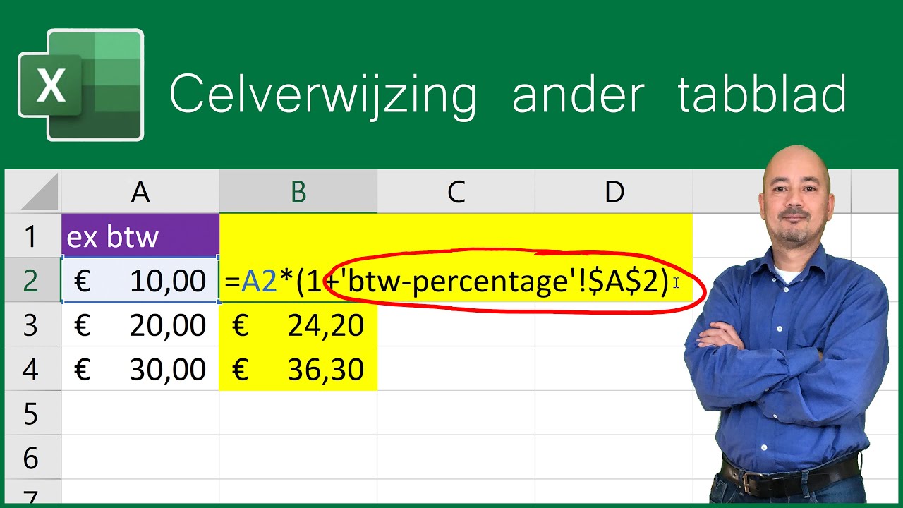 Celverwijzing ander tabblad