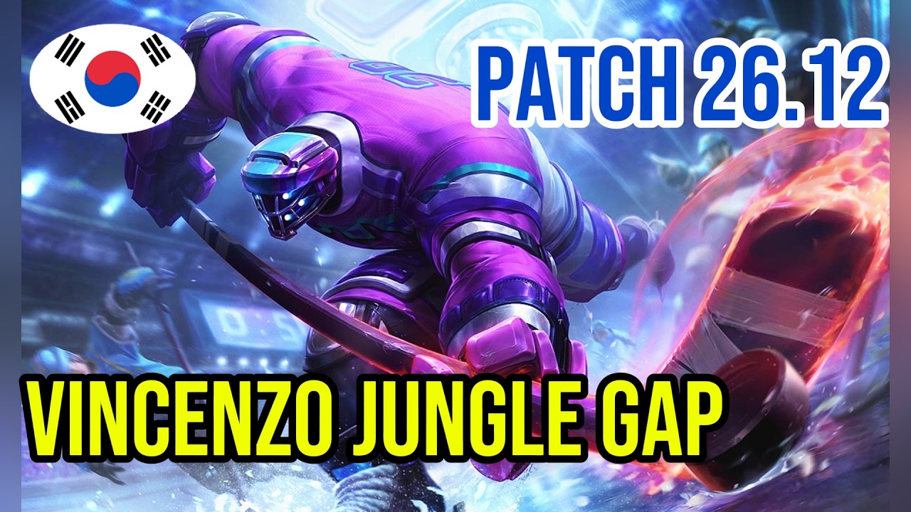 2426 LP Jax Jungle Full Gameplay | Challenger KRX Vincenzo | Patch 26.12