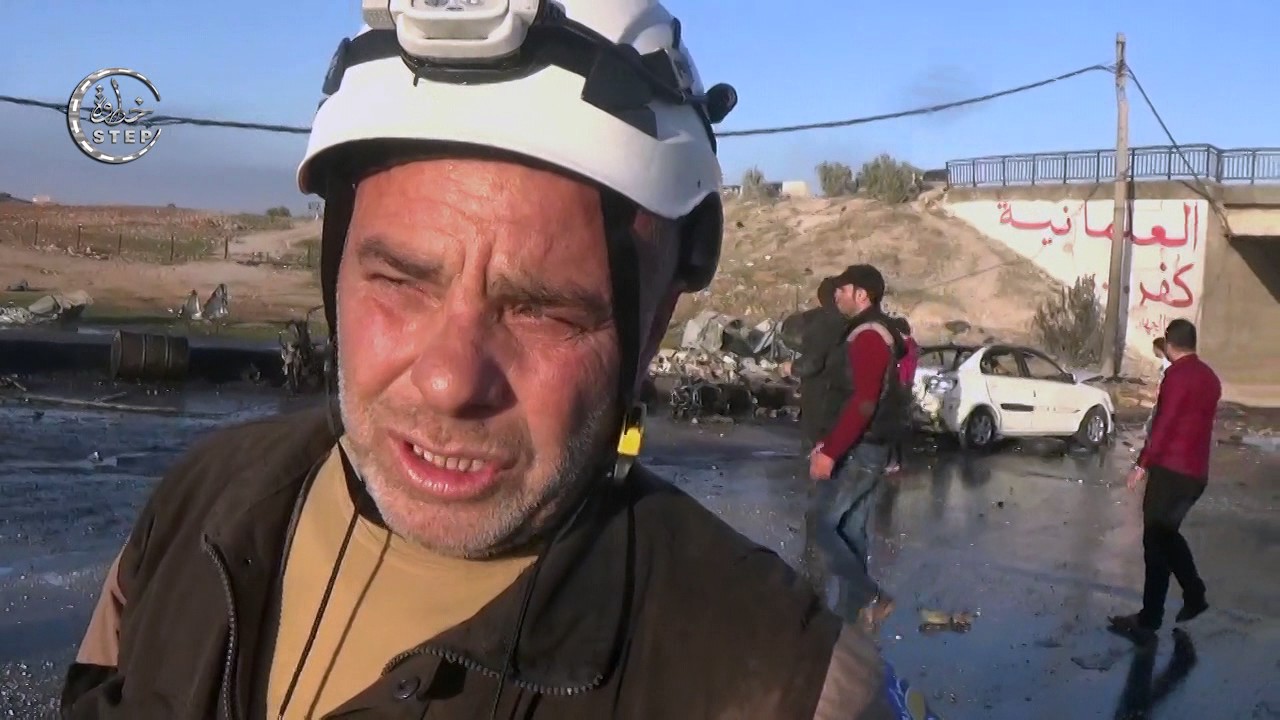 خطوة || قصف جوي روسي على سراقب وضحايا من المدنيين
