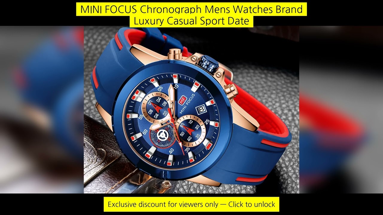 Mini Focus Chronograph Mens Watches Brand Luxury Casual Sport Date Quartz