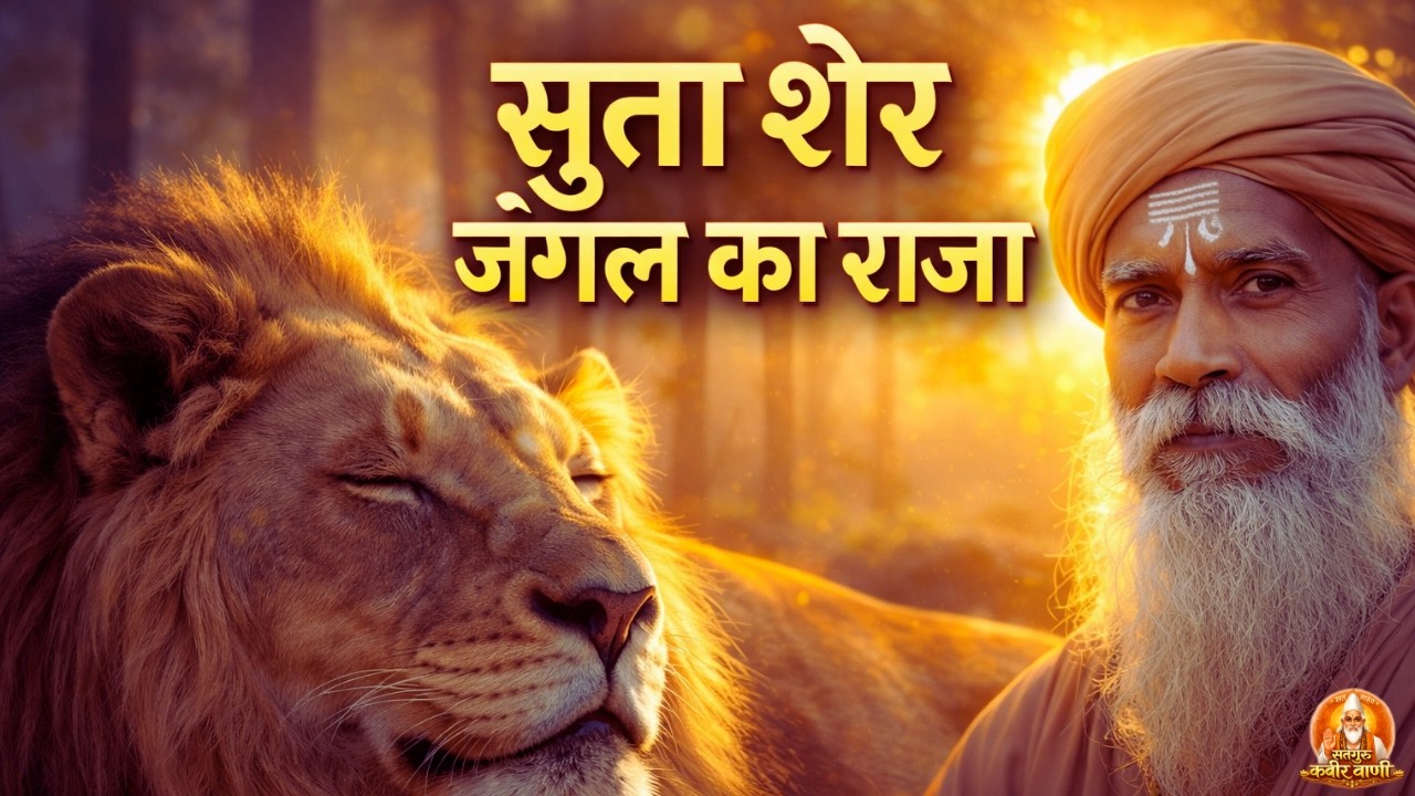 सुता शेर जंगल का राजा | कबीर वाणी निर्गुण भजन | आत्मशक्ति और जागृति का आध्यात्मिक संदेश