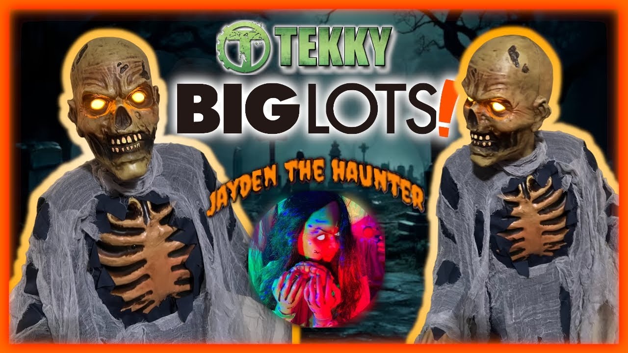 EXCLUSIVE FIRST LOOK | UNBOXING & SET UP Big Lot’s Tekky Lumbering Zombie Life Size Animatronic Prop