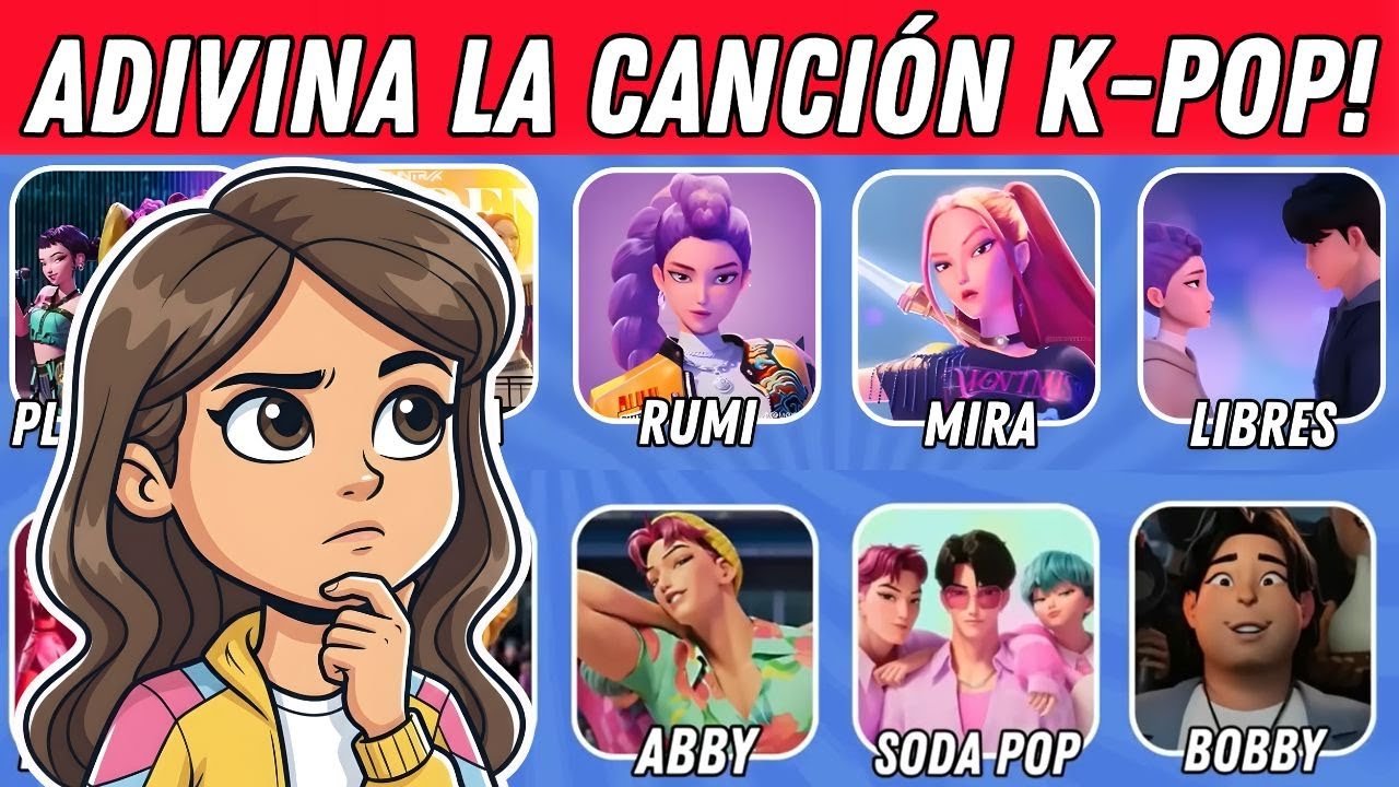 LIANNA Adivina 19 PERSONAJES De K POP Por La CANCIÓN! 🎶GOLDEN ❤️ RUMI 💜 JINU ¿Adivina Quién Canta?