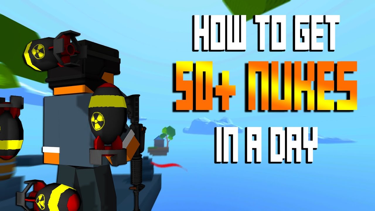 HOW TO GET 50 NUKES IN A DAY of KRUNKER.io