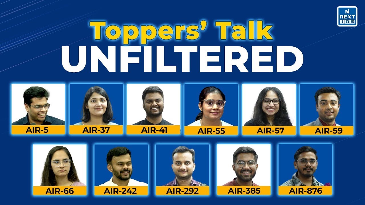 Toppers' Talk UNFILTERED | Strategy Session |  UPSC CSE 2024 | NEXT IAS