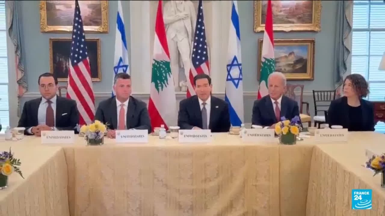 Lebanon and Israel hold first direct diplomatic talks in decades in Washington &bull; FRANCE 24 English
