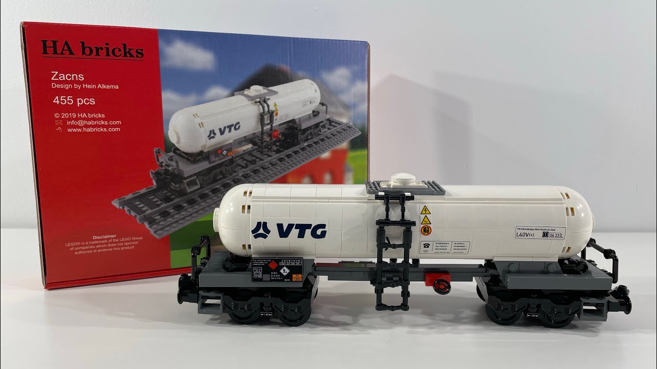 LEGO Trains - HA Bricks Tank Car Kit Review