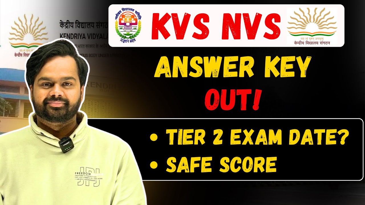 KVS NVS Tier 1 Answer Key Out | Answer Key of KVS NVS Out | KVS NVS Tier 1 Official Answer Key Out |