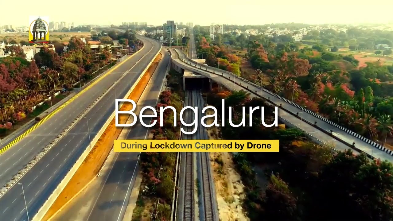 #Bangalore #NammaBengaluru Bangalore Lockdown | Aerial View | Drone Video | BBMP