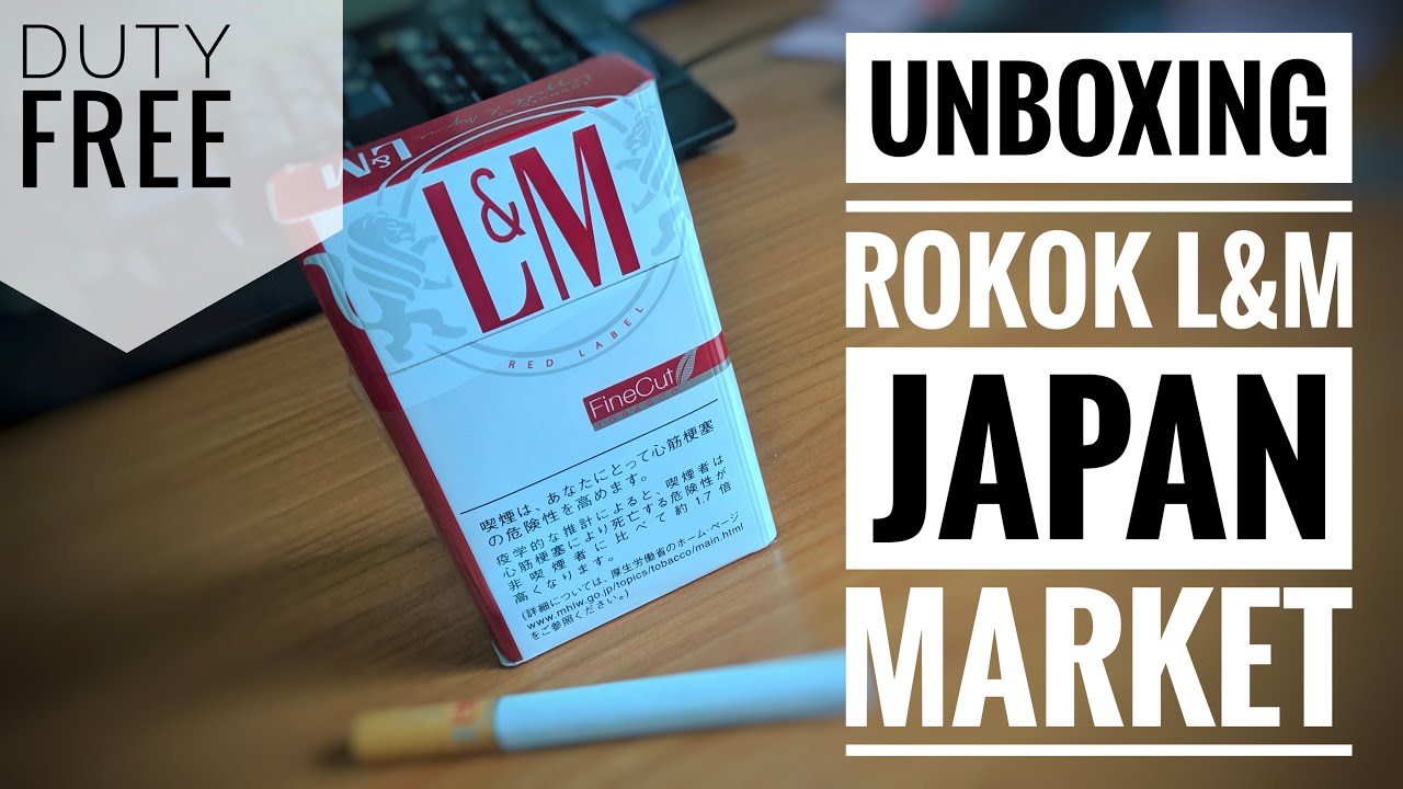 UNBOXING ROKOK L&M Red Label