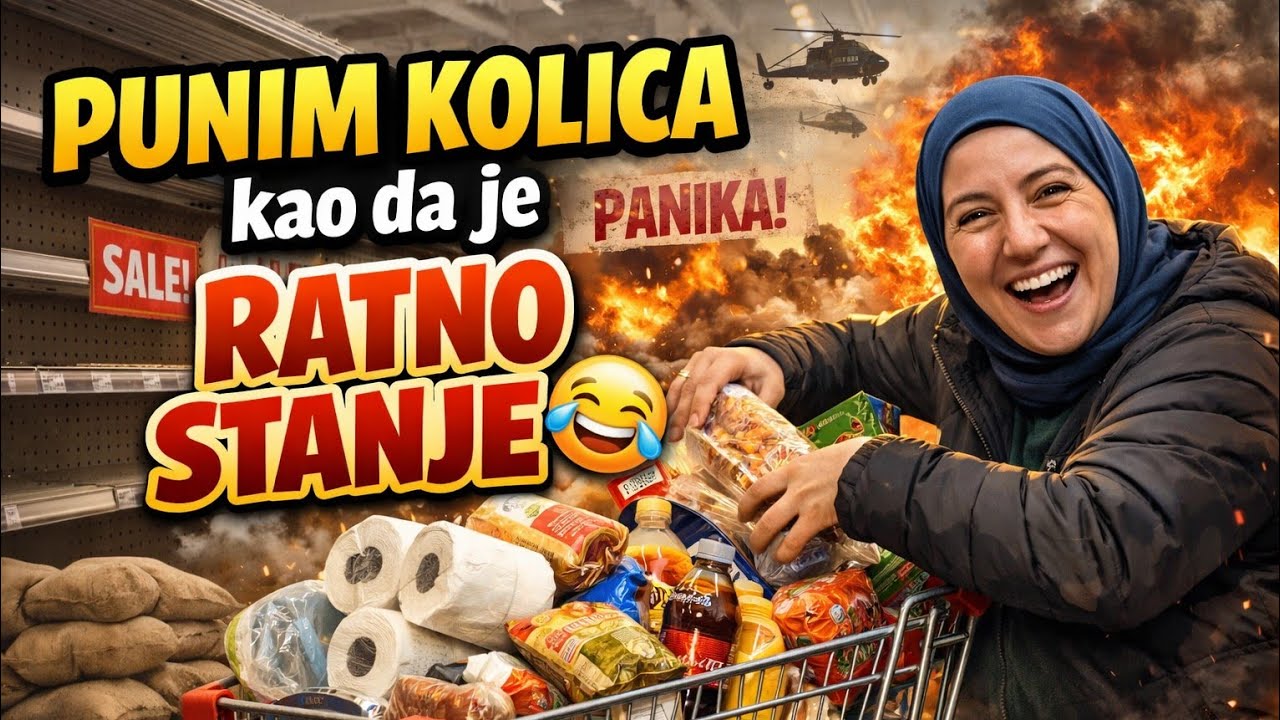 Punim kolica kao da je ratno stanje 😂