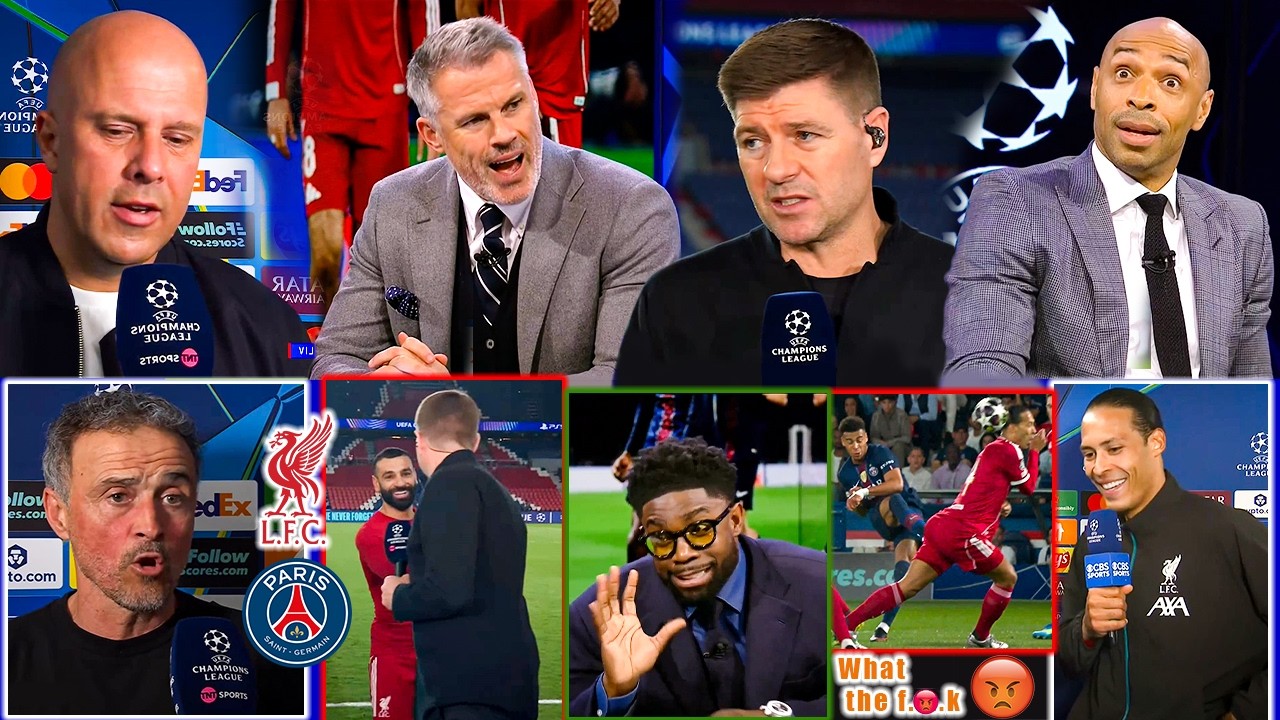 PSG vs Liverpool 2-0 Salah Explodes! Gerrard ANGRY🔥 Slot Under Fire 🤯 Thierry Henry Crazy Reaction