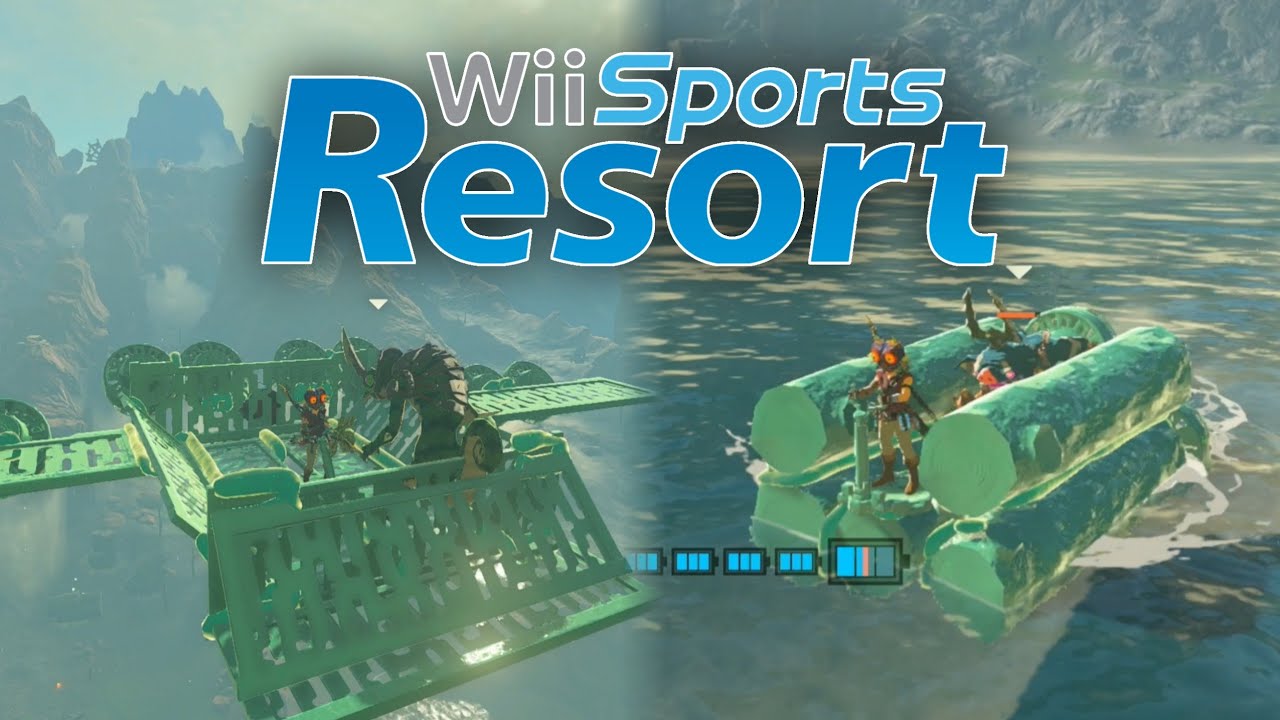 Playing WII SPORTS RESORT in Tears of the Kingdom!
