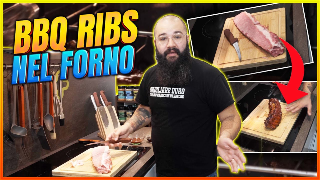 Ricetta Costine di Maiale al Forno come le American Barbecue Ribs | BBQ Ribs Grigliare Duro