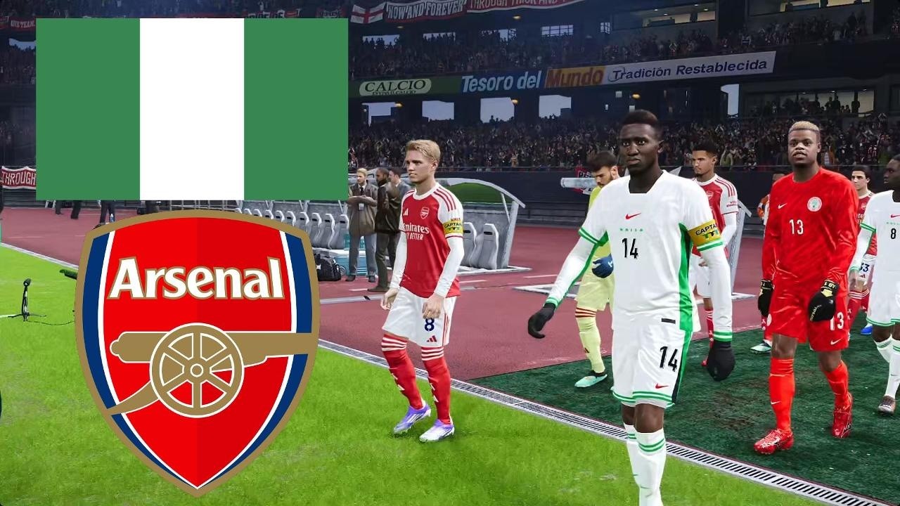 Nigeria vs Arsenal - 2026 International Friendly - Full Match Football Simulation PES