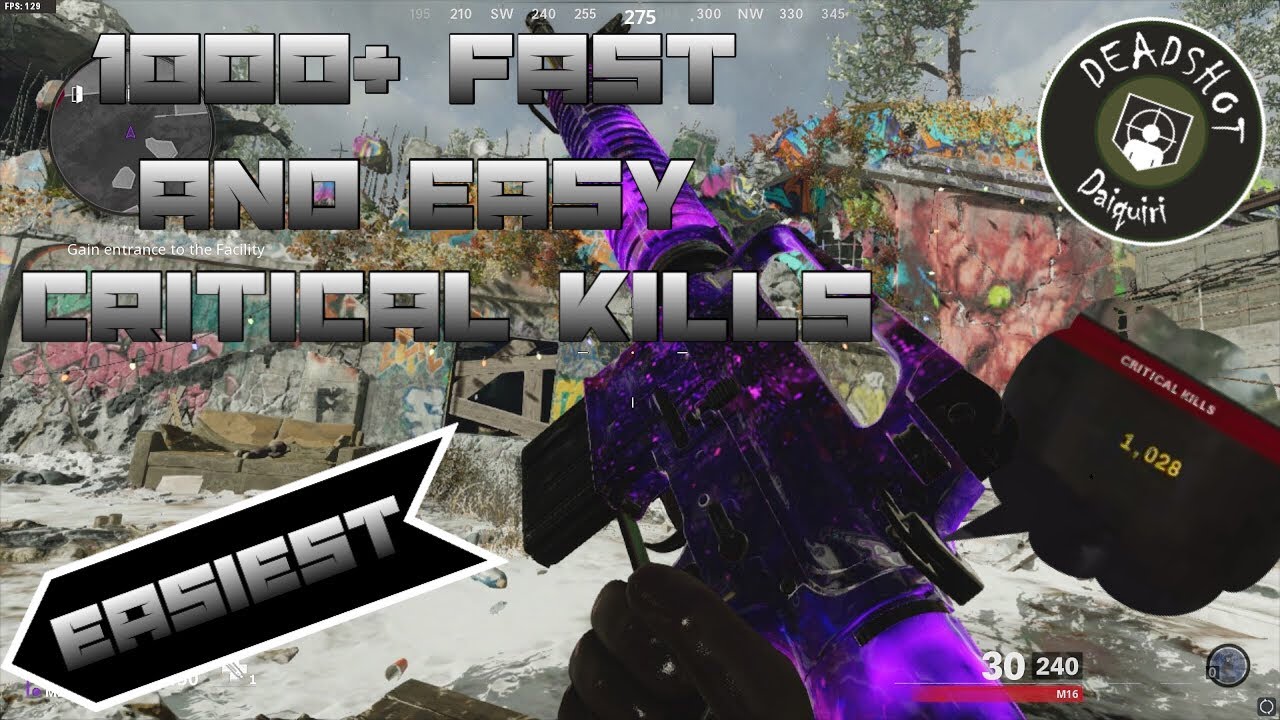 How to Easily get 1000+ Fast Critical Kills In Cold War Zombies