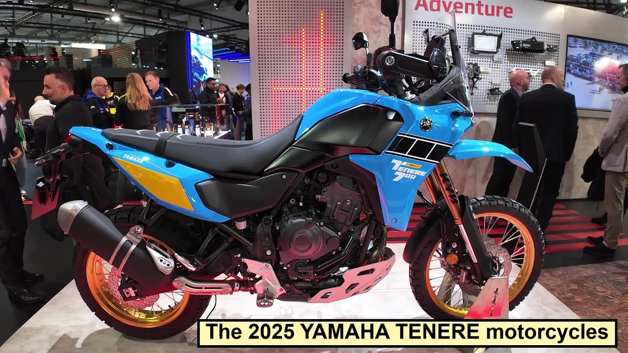 The 2025 YAMAHA TENERE 700 collection at EICMA show Italy