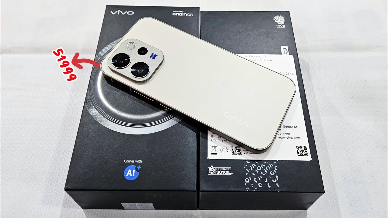 vivo V70 Elite 5G 8/256 Unboxing and Price Details : Under 51999 