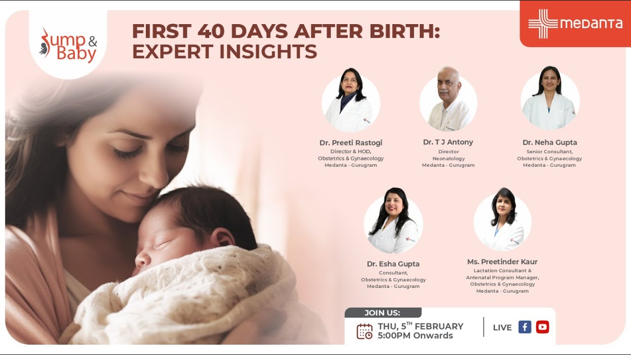 👶 FIRST 40 DAYS AFTER BIRTH | EXPERT INSIGHTS – Bump and Baby Live Session