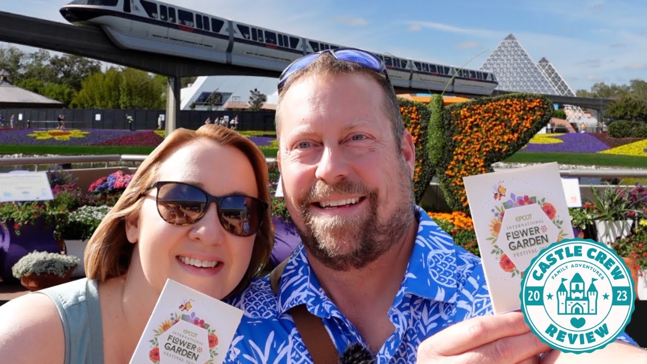 2024 Epcot Flower and Garden Festival Opening Day / Food Booths, Topiaries, Gardens / Disney World
