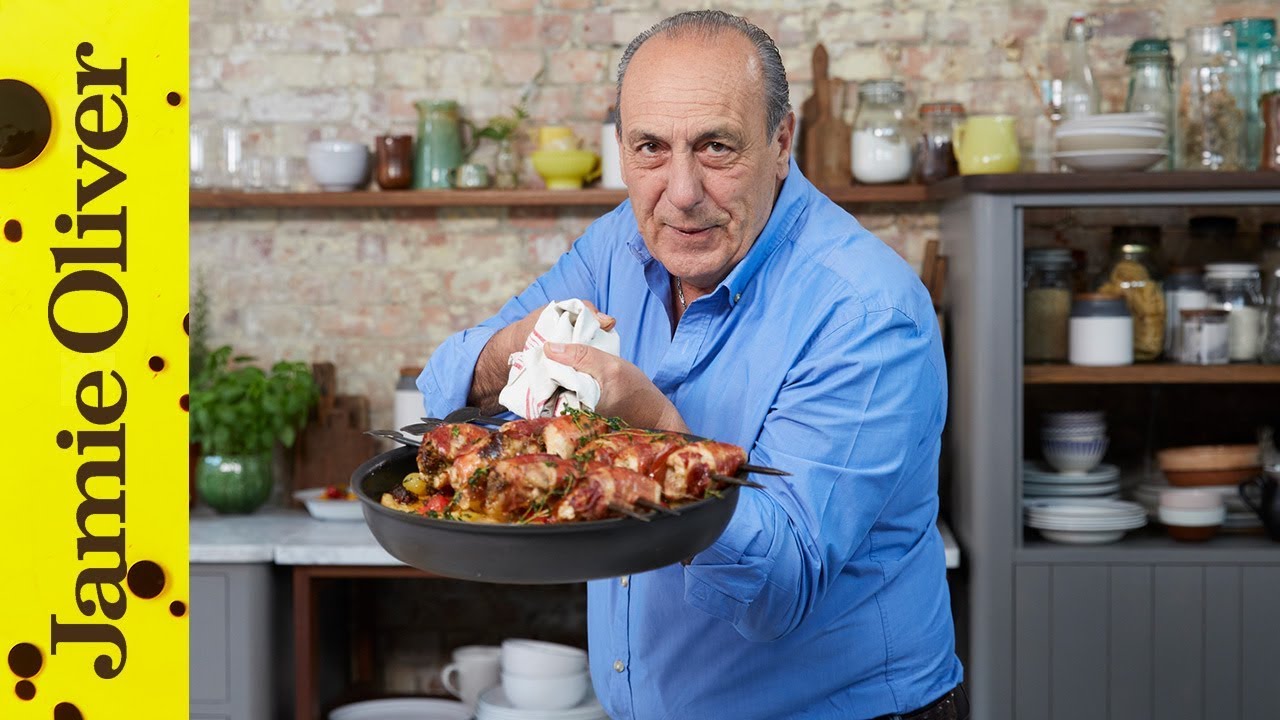 Chicken Skewers | Gennaro Contaldo | Jamie Cooks Italy