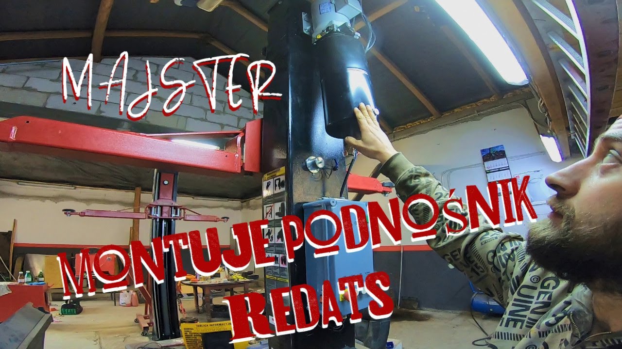 Jak zamontować #podnośnik dwukolumnowy #4T firmy #REDATS