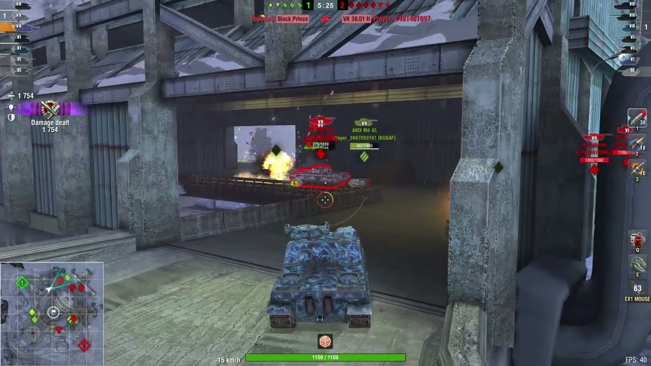 [World of Tanks Blitz] AMX AC mle. 46 (4756 DMG - 5K)