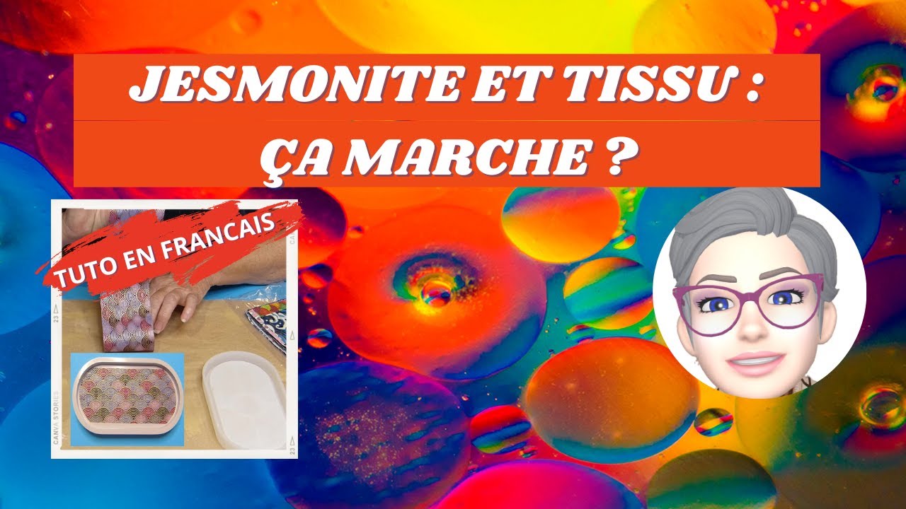 Jesmonite et tissu : quel résultat ? Waouh ! 😍 #256