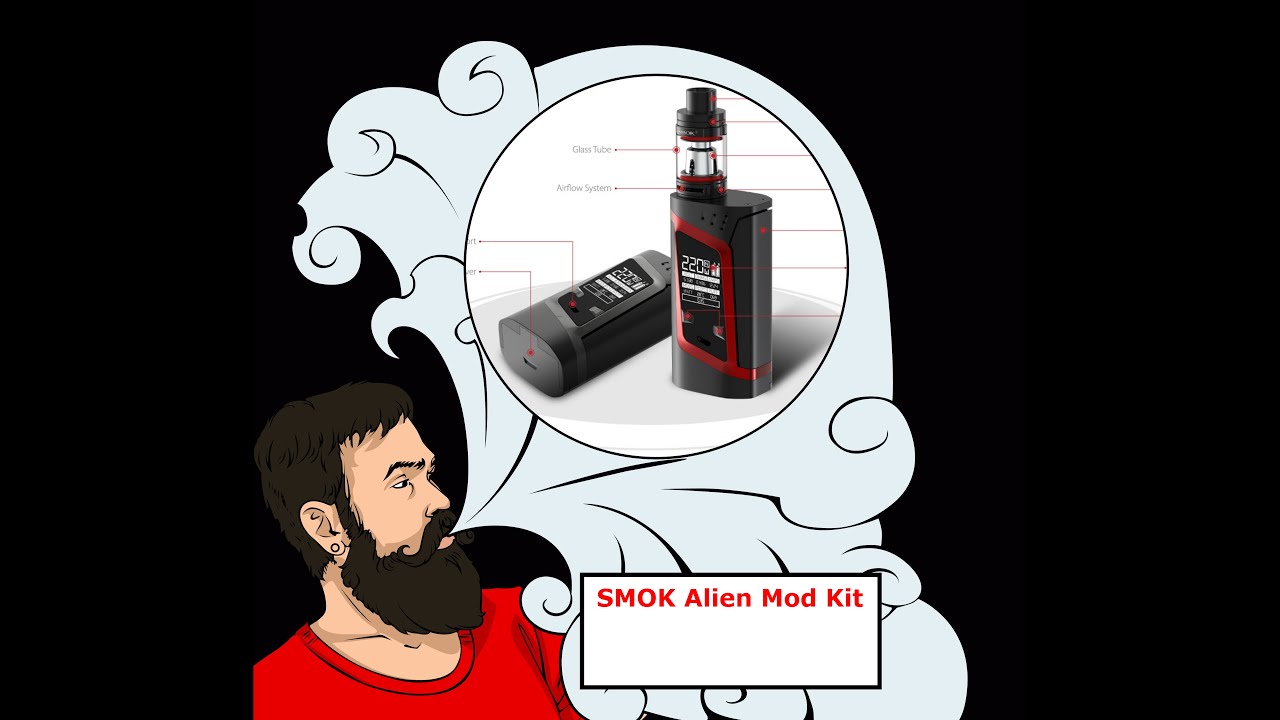 Vape обзор №143. SMOK Alien Mod 220w Kit Смоки кого то уволили ? :)