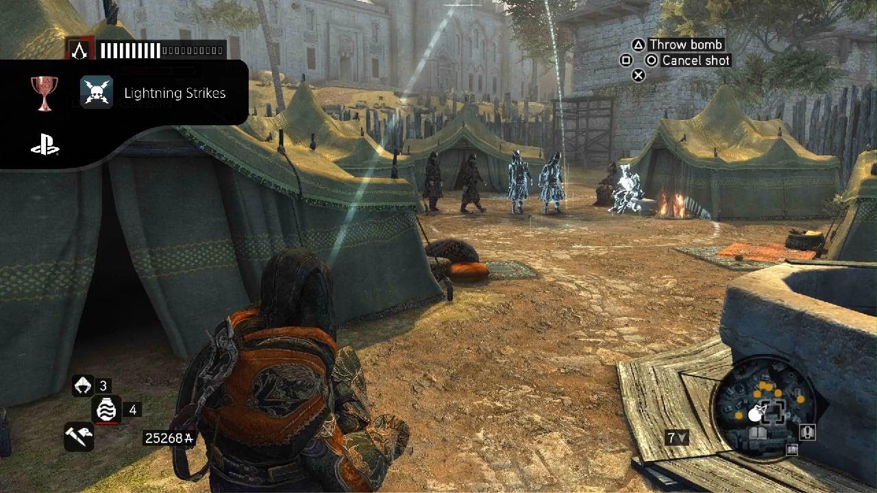 Assassin's Creed Revelations Kill 5 Guards In 5 Seconds Using Hidden Blade