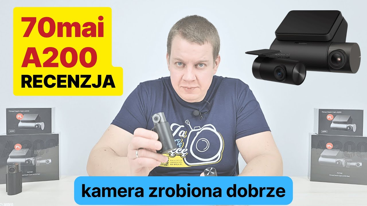 70mai A200 - kamera samochodowa zrobiona dobrze