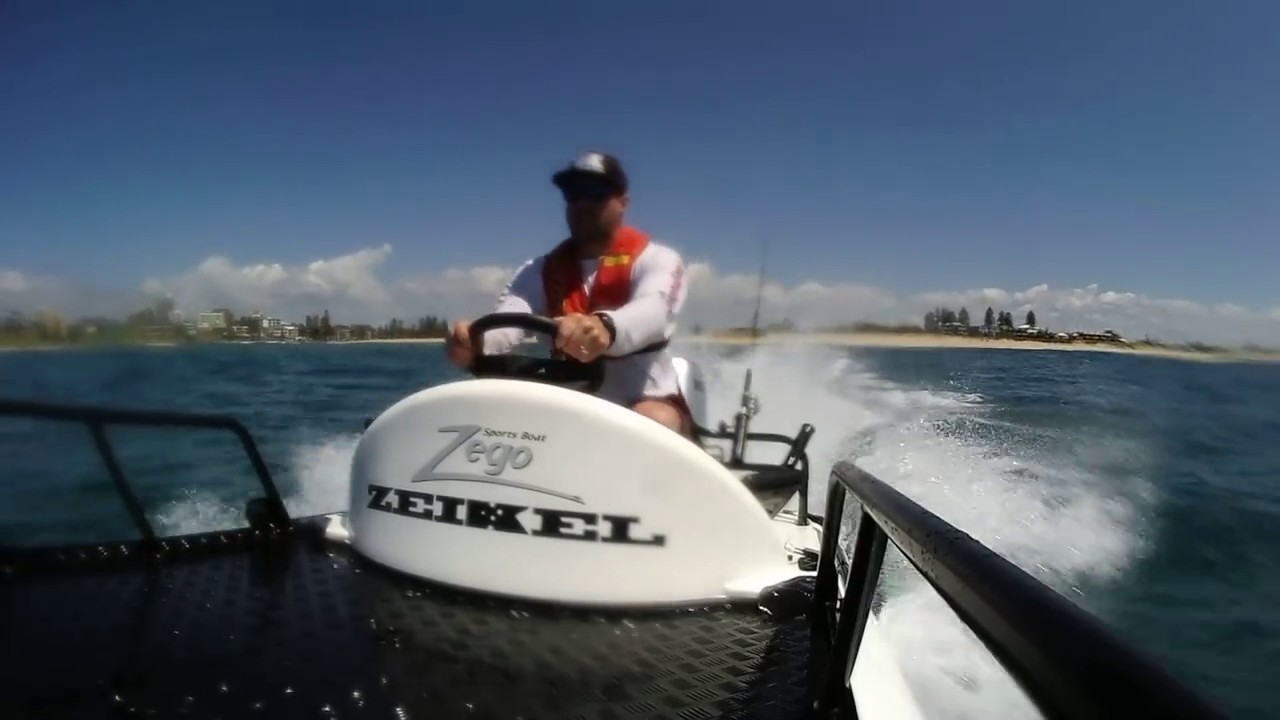 Zego sports boat demo from Zeikel
