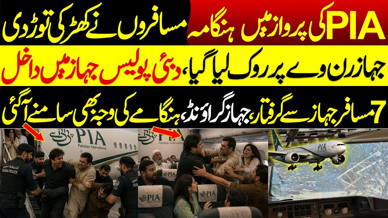 Chaos on PIA Dubai Flight | PIA at Dubai Airport | Adil Nizami |