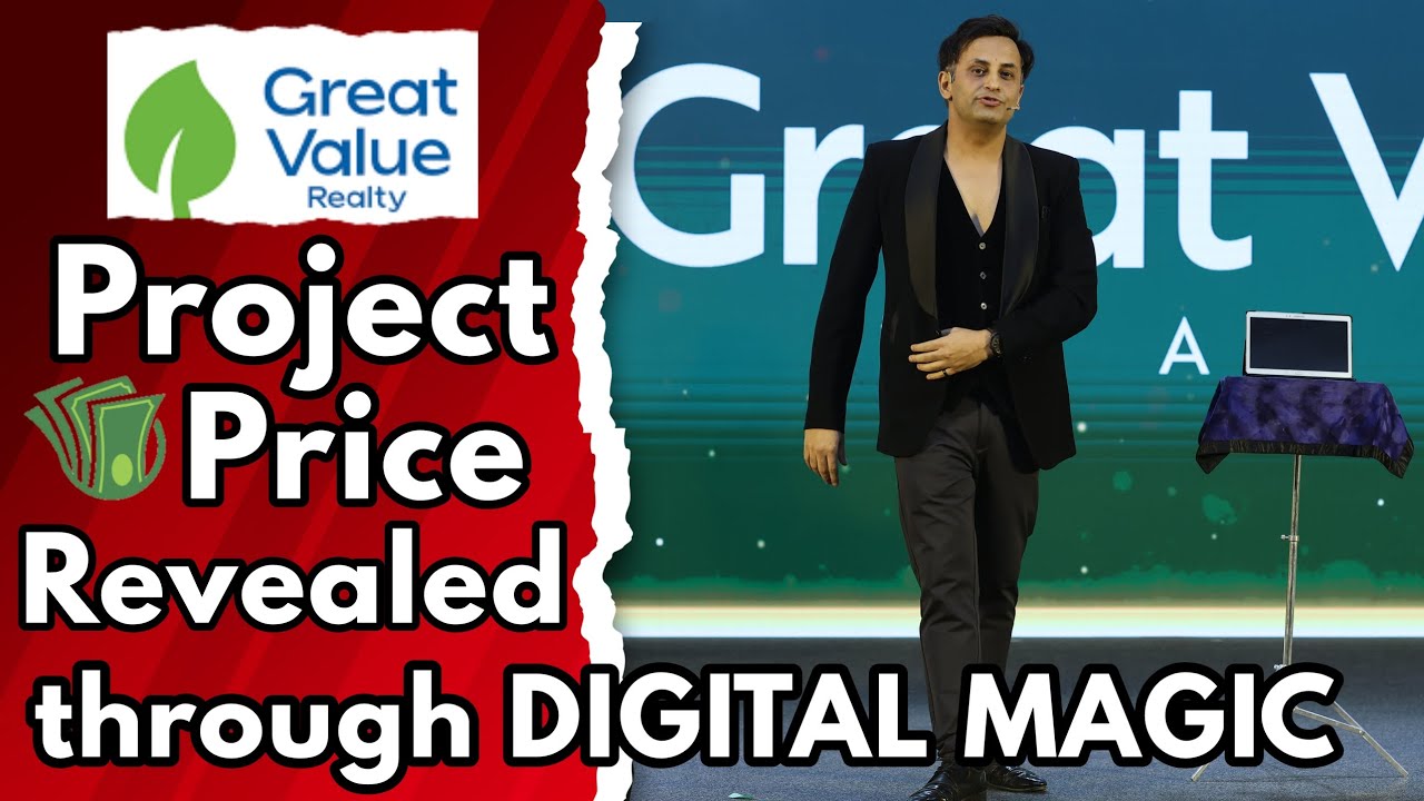 GREAT VALUE Realty Luxurious Project PRICE💰 Revealed Magically ● illusionist RAHUL KHARBANDA ● MAGIC
