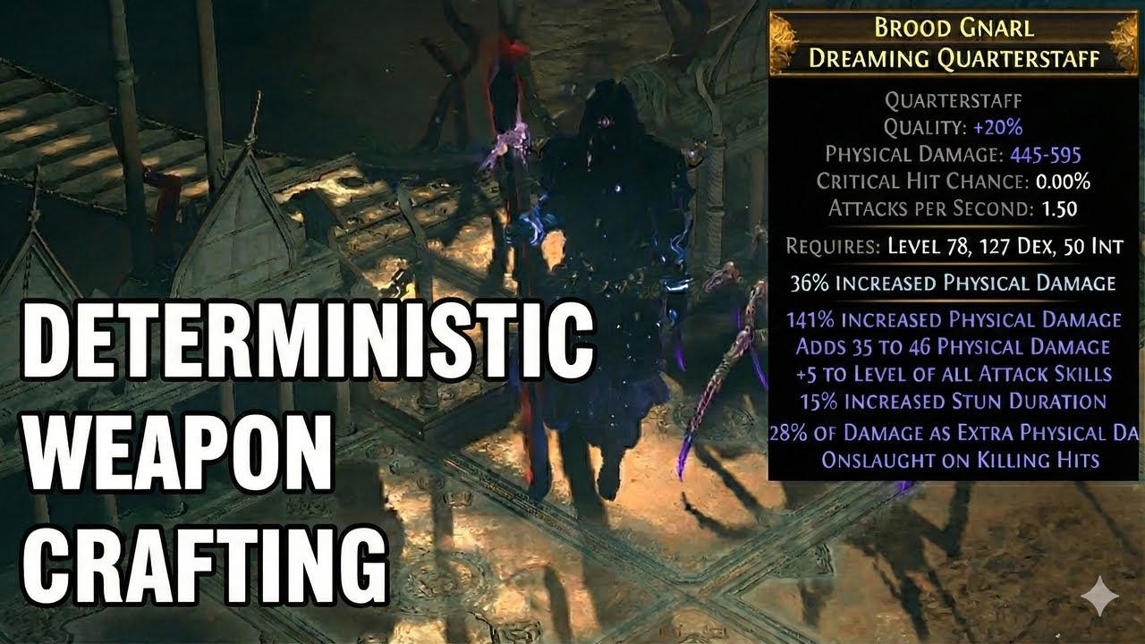 Deterministic Quarterstaff Crafting! | Whirling Assault