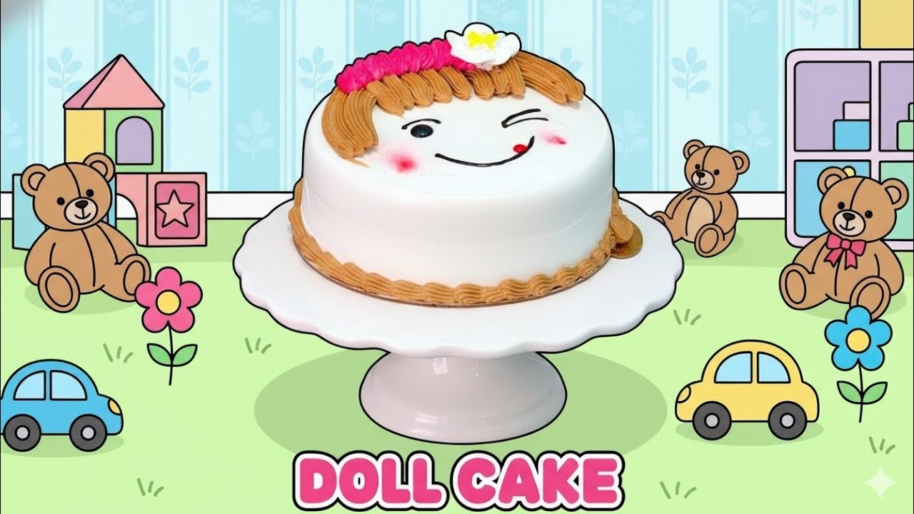 How to make face doll cake ? Doll cake kase banaye ? #viral #virlashort #viralshort #viralvideo