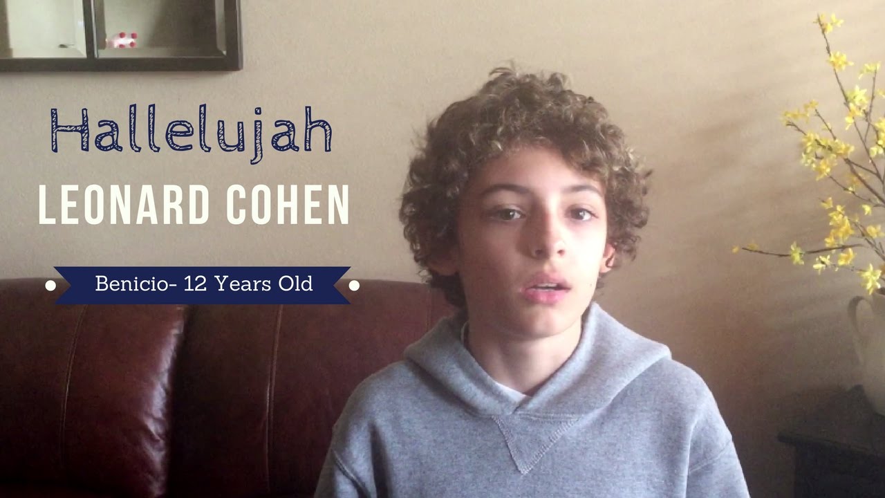 Hallelujah (Leonard Cohen cover) by 12 Year Old Benicio | Kidz Sparkle