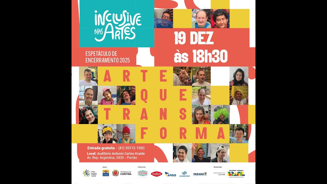 Espetáculo de Encerramento 2025 | Inclusive nas Artes