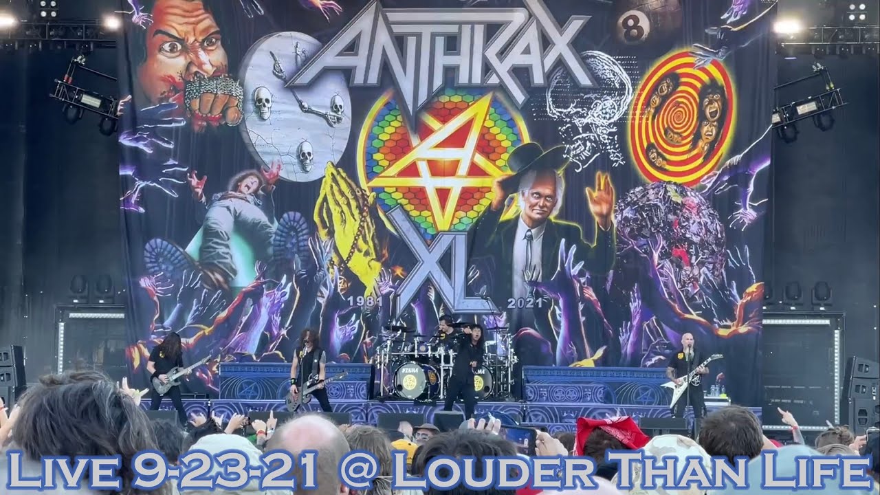 ANTHRAX Live @ Louder Than Life FULL CONCERT 9-23-21 Louisville KY 60fps