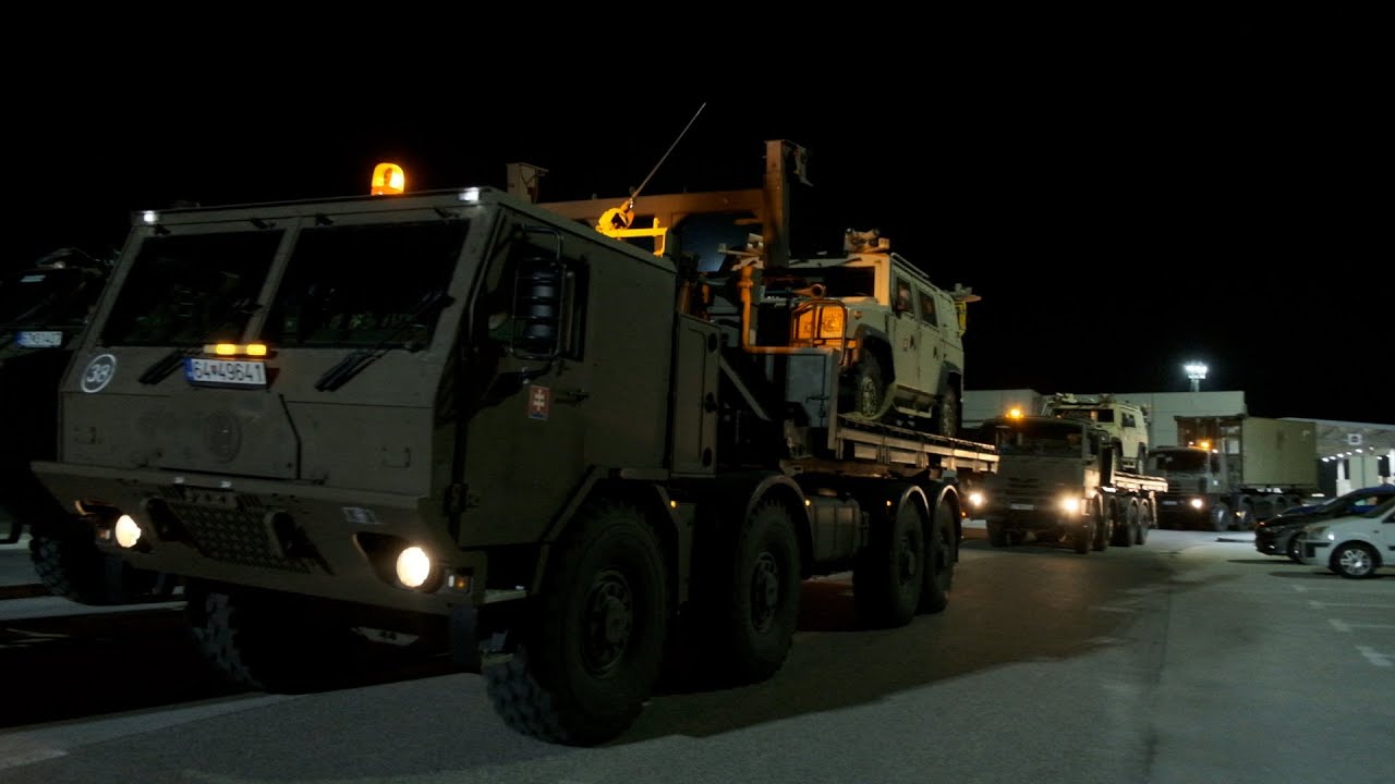 Arrival of the first Intermediate Reserve Forces to Exercise EUFOR Quick Response 2021