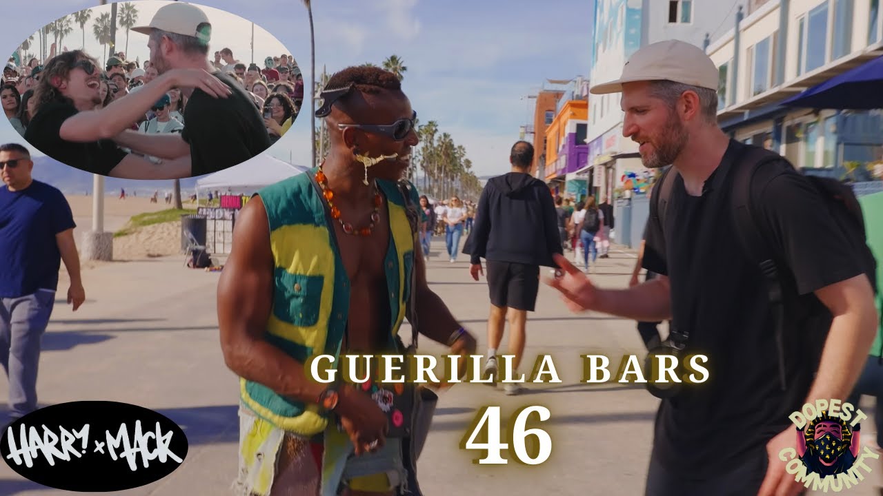 P$YCHEDELIC & Marc Rebillet SHOW UP! | Harry Mack - Guerrilla Bars 46 | REACTION