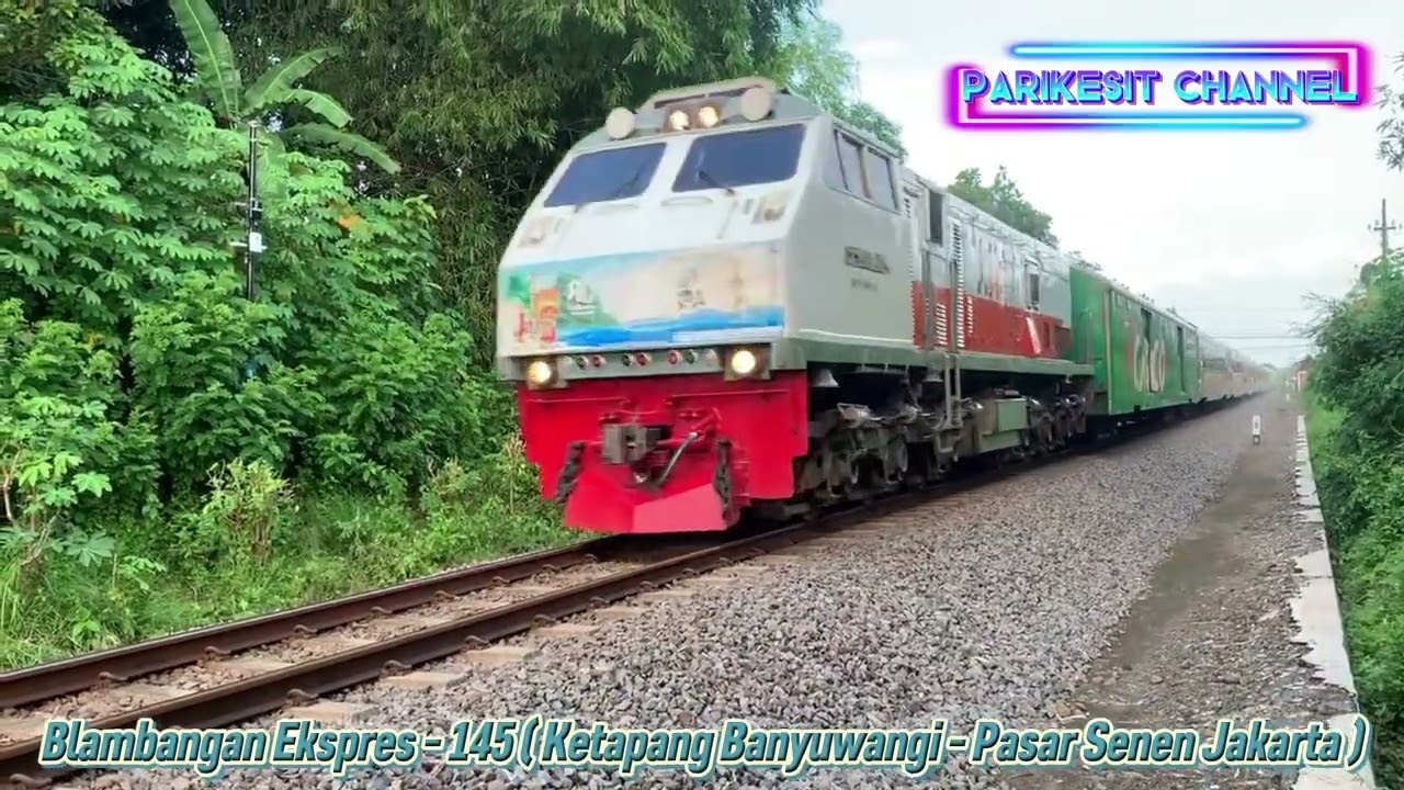🛑 INDAH BANGET ‼️ Rangkaian Kereta Api Indonesia Terkeren, Terpanjang & Tercepat ada disini