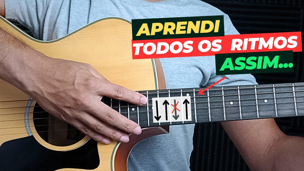 Usei apenas essas 3 BATIDAS para destravar TODOS OS RITMOS no violão.