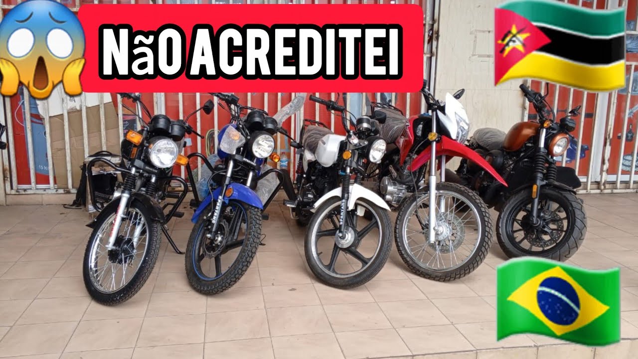 😱 CHOCADO! Quanto custa uma moto em Moçambique 🇲🇿 África