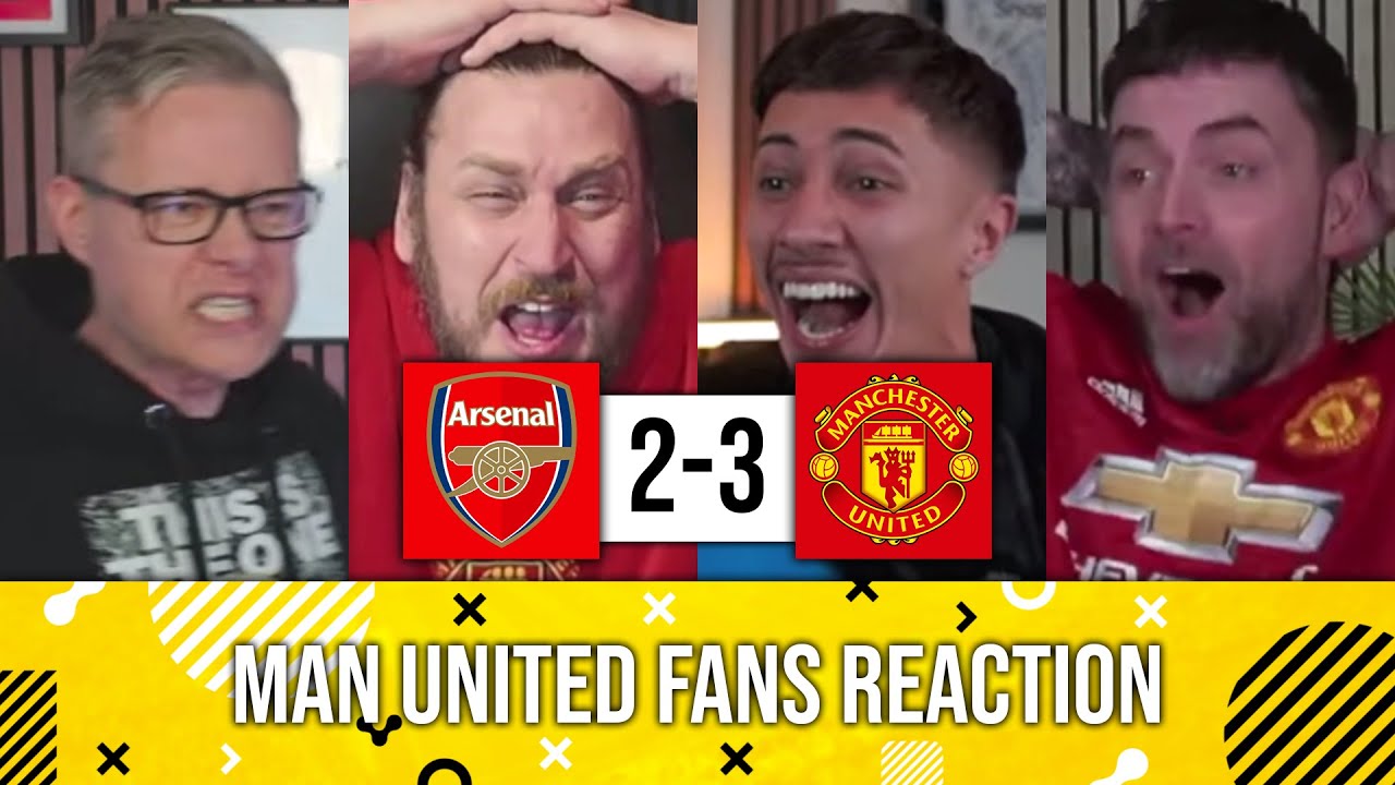 Man United Fans *GO CRAZY*🤯🔥 Reaction to Arsenal 2-3 Man United (EPL 2025-26 MATCHDAY 23)