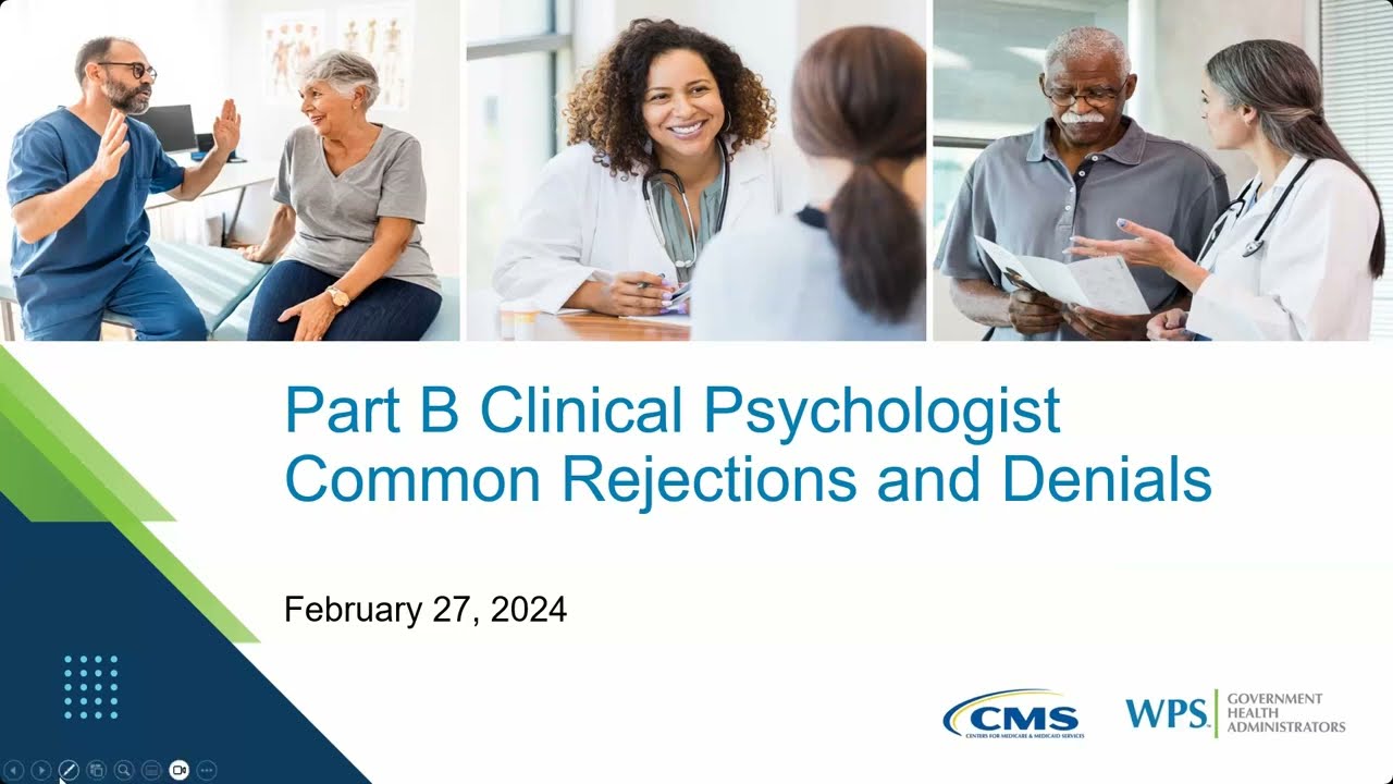 Part B Clinical Psychologist Common Rejections and Denials