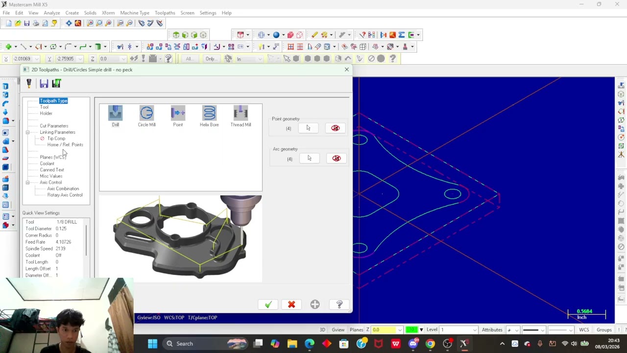 MASTERCAM MILL LESSON 5A