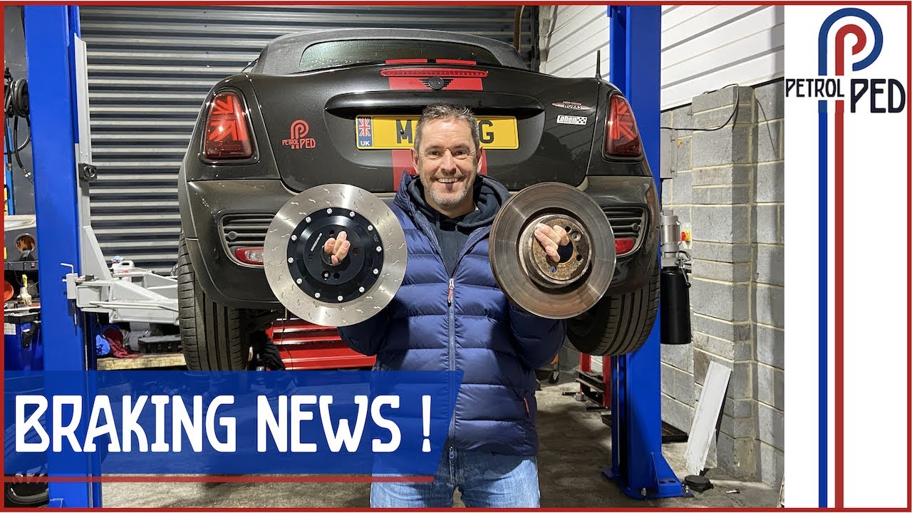 Оснащение моего JCW Mini Roadster комплектом тормозов Mini Challenge Big Brake Kit