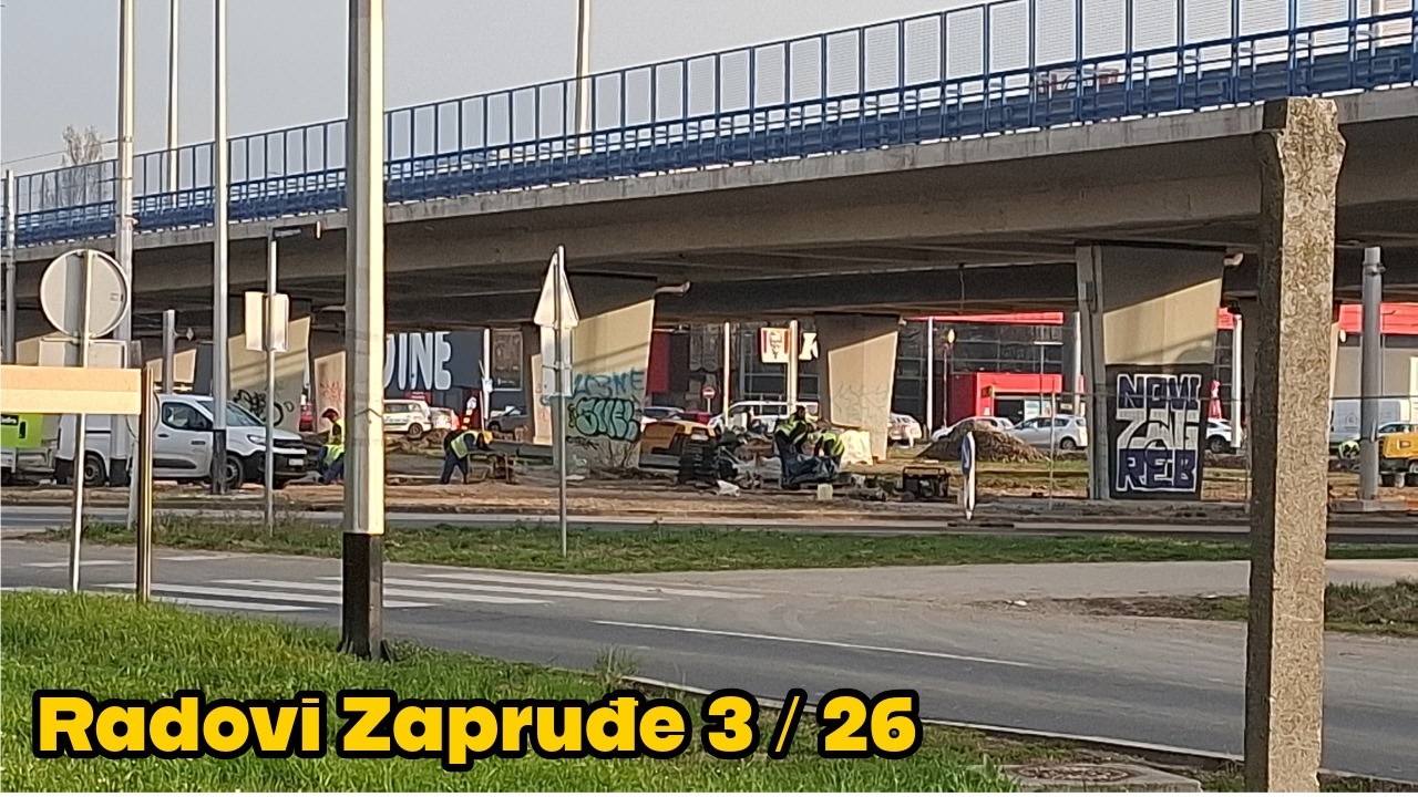 Radovi na rotoru u Zapruđu
