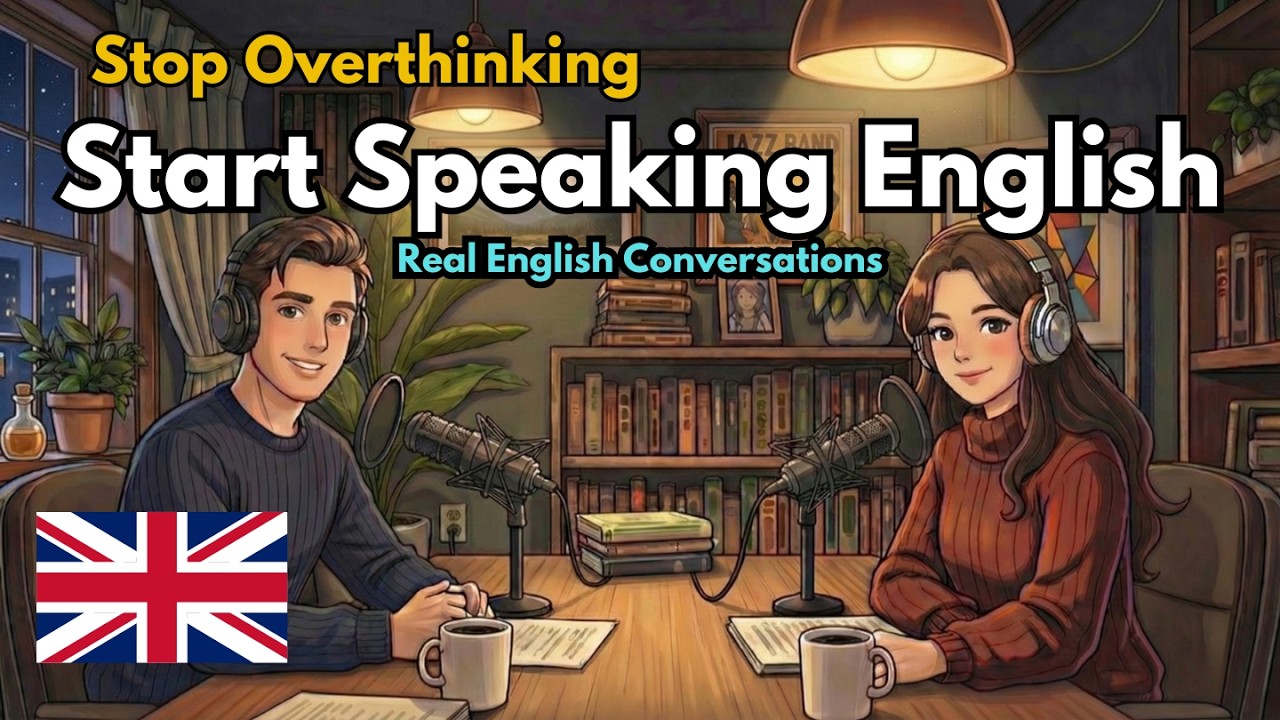Stop Overthinking and Start Speaking English | Real English Conversations